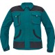 Jacheta de lucru Carl, tercot 235g/mp, verde / negru Jacheta de lucru Carl, tercot 235g/mp, verde / negru