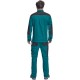 Jacheta de lucru Carl, tercot 235g/mp, verde / negru Jacheta de lucru Carl, tercot 235g/mp, verde / negru