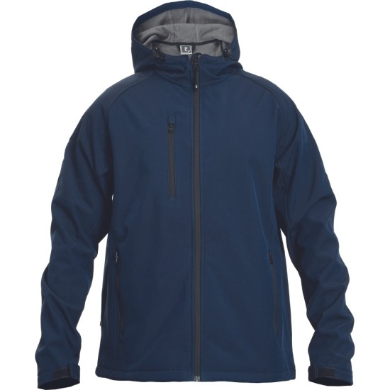 Jacheta softshell cu gluga Begna, bleumarin