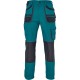 Pantaloni de lucru Carl, tercot 235g/mp, verde / negru Pantaloni de lucru Carl, tercot 235g/mp, verde / negru