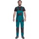Salopeta cu pieptar Carl, tercot 235g/mp, verde / negru Salopeta cu pieptar Carl, tercot 235g/mp, verde / negru