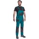 Salopeta cu pieptar Carl, tercot 235g/mp, verde / negru Salopeta cu pieptar Carl, tercot 235g/mp, verde / negru