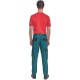 Pantaloni de lucru vara Max Summer, bumbac 200g/mp, verde / negru Pantaloni de lucru vara Max Summer, bumbac 200g/mp, verde / negru