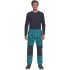 Pantaloni de lucru vara Max Summer, bumbac 200g/mp, albastru petrol / negru