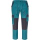 Pantaloni de lucru vara Max, bumbac 200g/mp, albastru petrol / negru Pantaloni de lucru vara Max, bumbac 200g/mp, albastru petrol / negru
