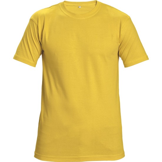 Tricou subtire de bumbac 160g/mp, Galben Tricou subtire de bumbac 160g/mp, Galben