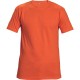 Tricou subtire de bumbac 160g/mp, Portocaliu Tricou subtire de bumbac 160g/mp, Portocaliu