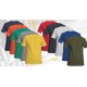 Tricou subtire de bumbac 160g/mp, Rosu