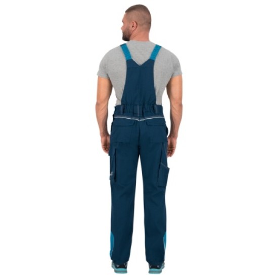 Salopeta cu pieptar bumbac de calitate Raptors, 260g/m2, bleumarin albastru Salopeta cu pieptar bumbac de calitate Raptors, 260g/m2, bleumarin albastru