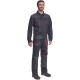 Jacheta de lucru din bumbac, Hans, 235g/mp, negru / gri antracit