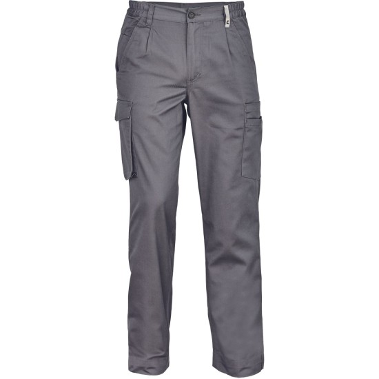 Pantaloni de lucru de vara, tercot 195/m2, gri Pantaloni de lucru de vara, tercot 195/m2, gri
