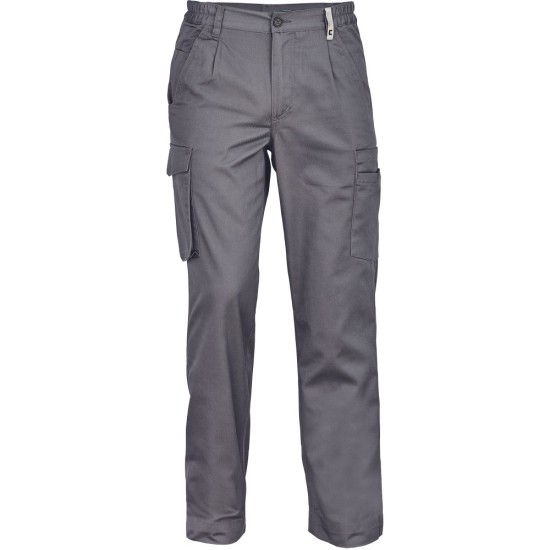 Pantaloni de lucru de vara, tercot 195/m2, gri