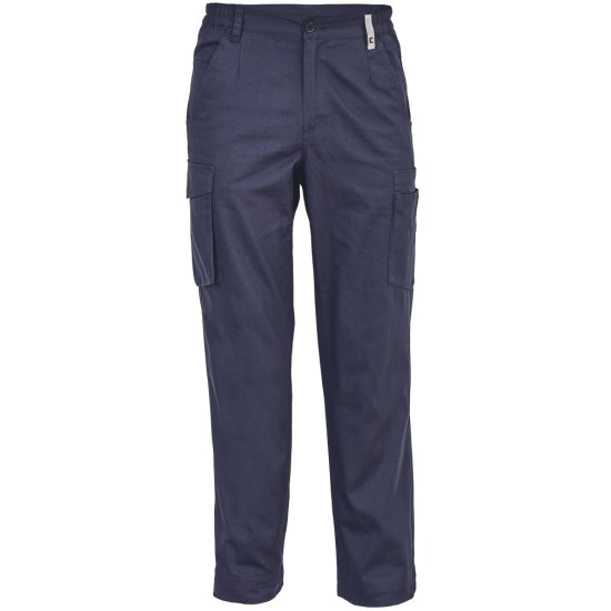Pantaloni de lucru de vara, tercot 195/m2, bleumarin