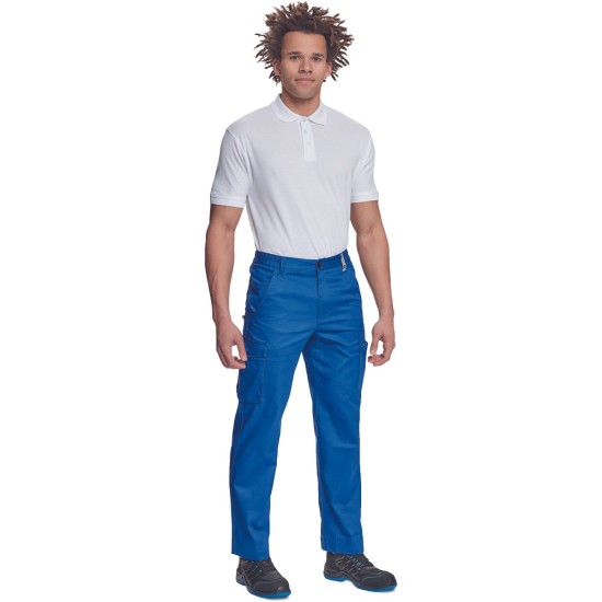 Pantaloni de lucru de vara, tercot 195/m2, albastru Pantaloni de lucru de vara, tercot 195/m2, albastru