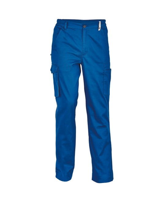 Pantaloni de lucru subtiri  Alzira, tercot 195/m2, albastru
