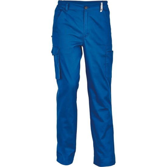 Pantaloni de lucru de vara, tercot 195/m2, albastru Pantaloni de lucru de vara, tercot 195/m2, albastru