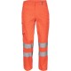 Pantaloni HiVis cu dungi reflectorizante, tercot 200g/mp, portocaliu Pantaloni HiVis cu dungi reflectorizante, tercot 200g/mp, portocaliu