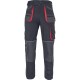 Pantaloni de lucru din bumbac, Hans, 235g/mp, negru / gri antracit