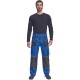 Pantaloni de lucru din bumbac, Hans, 235g/mp, albastru / gri antracit Pantaloni de lucru din bumbac, Hans, 235g/mp, albastru / gri antracit