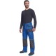 Pantaloni de lucru din bumbac, Hans, 235g/mp, albastru / gri antracit