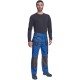 Pantaloni de lucru din bumbac, Hans, 235g/mp, albastru / gri antracit