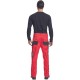 Pantaloni de lucru din bumbac, Hans, 235g/mp, rosu / gri antracit