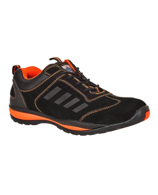 Pantofi de protectie  bombeu metalic si lamela, talpa EVA/cauciuc, S1P HRO [FW34] Portocaliu