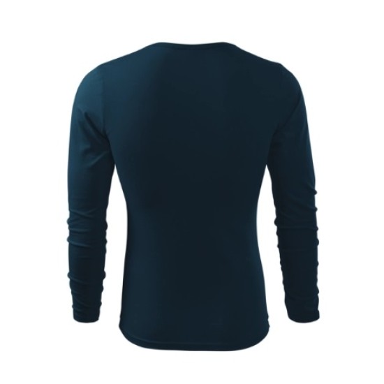 Tricou slimfit maneca lunga barbati, bumbac 160g/m2 LS 119 Malfini, Bleumarin Tricou slimfit maneca lunga barbati, bumbac 160g/m2 LS 119 Malfini, Bleumarin