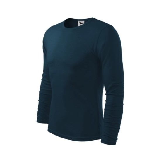 Tricou slimfit maneca lunga barbati, bumbac 160g/m2 LS 119 Malfini, Bleumarin Tricou slimfit maneca lunga barbati, bumbac 160g/m2 LS 119 Malfini, Bleumarin