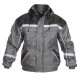 Costum vatuit cu dungi reflectorizante (salopeta cu pieptar si jacheta), gri Costum vatuit cu dungi reflectorizante (salopeta cu pieptar si jacheta), gri