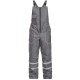 Costum vatuit cu dungi reflectorizante (salopeta cu pieptar si jacheta), gri Costum vatuit cu dungi reflectorizante (salopeta cu pieptar si jacheta), gri
