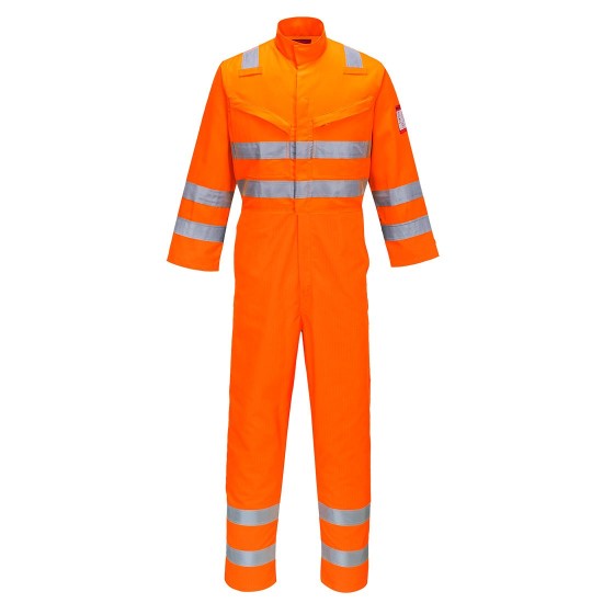 Combinezon de protectie Araflame Hi-Vis reflectorizant Multi [AF91] Portocaliu