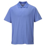 Tricou ESD antistatic cu maneca scurta, polo, 195g/m2[AS21] Albastru