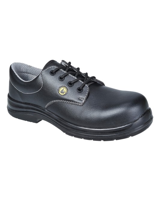 Pantofi ESD impermeabili, cu bombeu metalic, ESD S2 [FC01] Negru