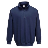 Pulover Sorrento Zip Neck [B309] Bleumarin