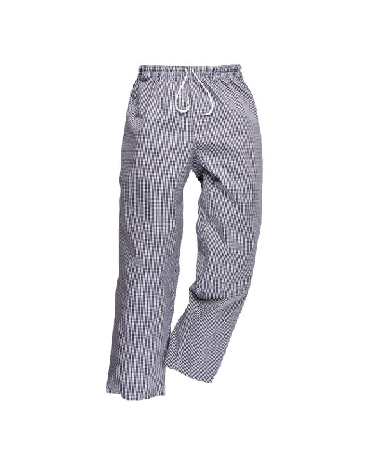 Pantaloni pentru bucatari, bumbac, 190g/m2 [C079] Carouri