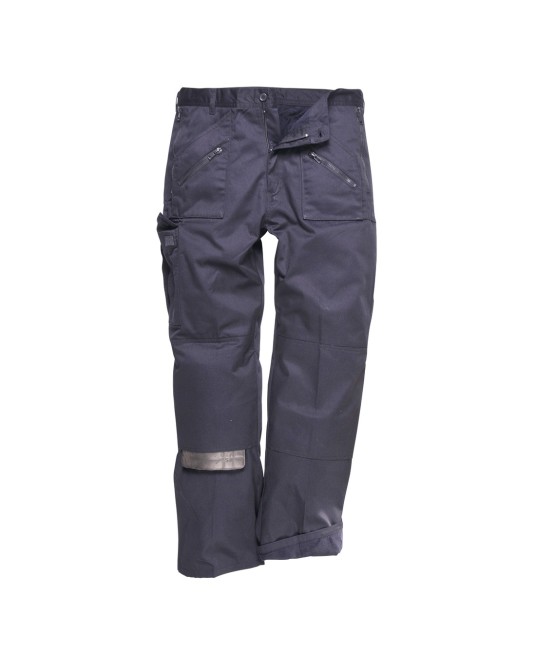 Pantaloni vatuiti, protectie la frig, genunchi intariti[C387] Bleumarin