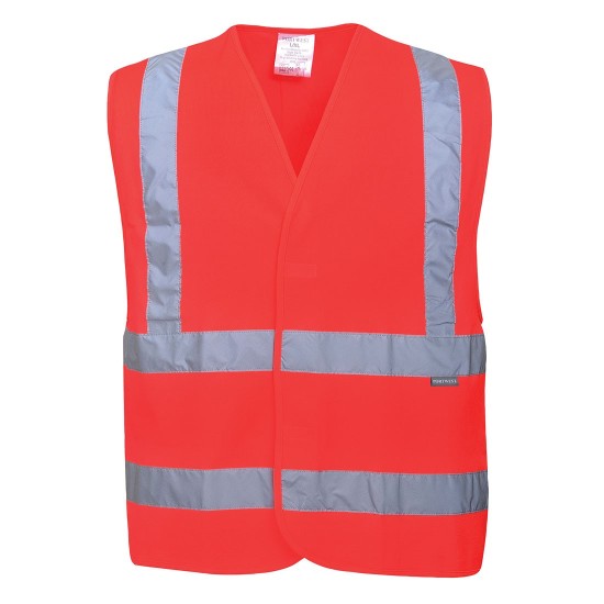 Vesta reflectorizanta Hi-Vis Two Band & Brace [C470] Rosu