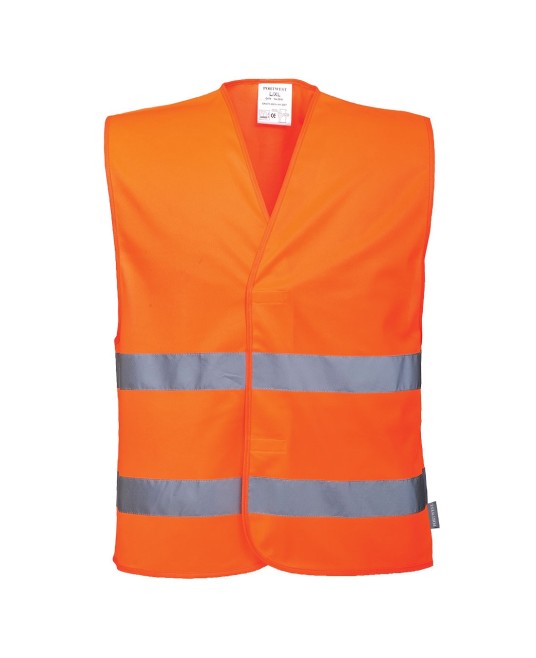 Vesta de protectie Hi-Vis reflectorizant Two Band portocaliu sau galben [C474] Portocaliu