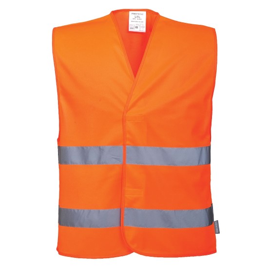 Vesta de protectie Hi-Vis reflectorizant Two Band [C474] Portocaliu