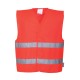 Vesta de protectie Hi-Vis reflectorizant Two Band portocaliu sau galben [C474] Rosu