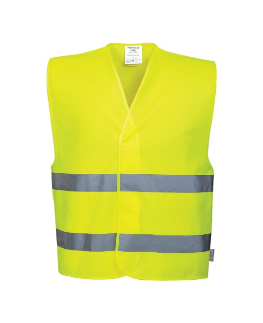 Vesta de protectie Hi-Vis reflectorizant Two Band portocaliu sau galben [C474] Galben