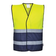 Vesta reflectorizanta Hi-Vis Two Tone [C484] Galben si Albastru