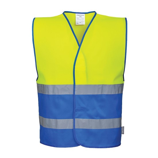 Vesta reflectorizanta Hi-Vis Two Tone [C484] Galben si Albastru