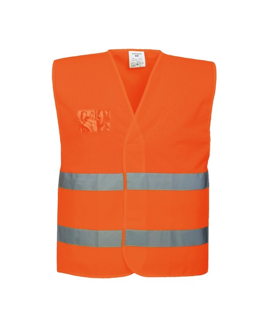 Vesta reflectorizanta Hi-Vis Half Mesh [C494] Portocaliu