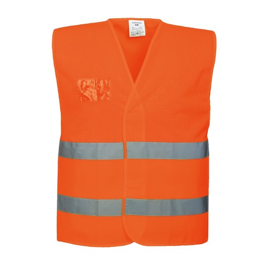 Vesta reflectorizanta Hi-Vis Half Mesh [C494] Portocaliu