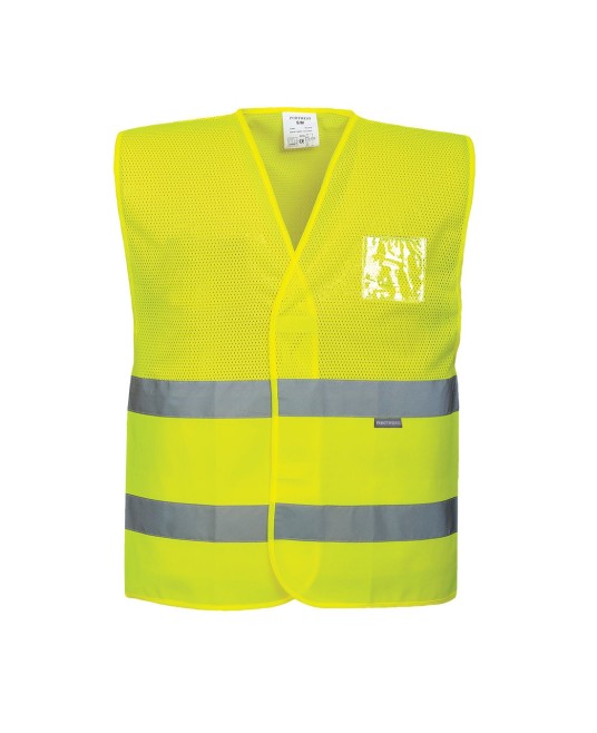 Vesta reflectorizanta Hi-Vis Half Mesh [C494] Galben