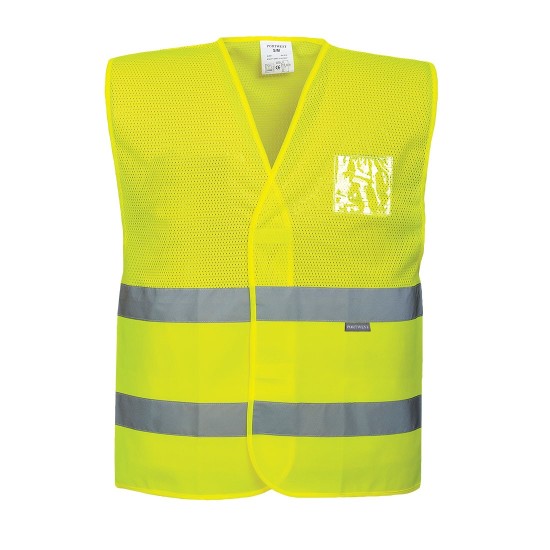 Vesta reflectorizanta Hi-Vis Half Mesh [C494] Galben