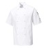 Tunica bucatari cu maneca scurta, tercot, 190g/m2[C733] Alb