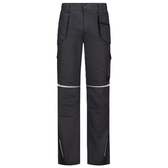 Pantaloni vatuiti tercot Ice, captuseala fleece, gri inchis